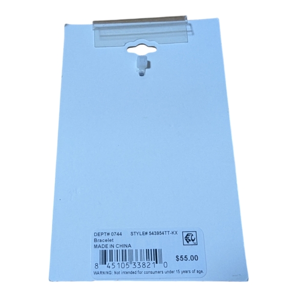 Unwritten Silver toned stainless steel Bracelet with Charms kind hearted - Picture 3 of 8